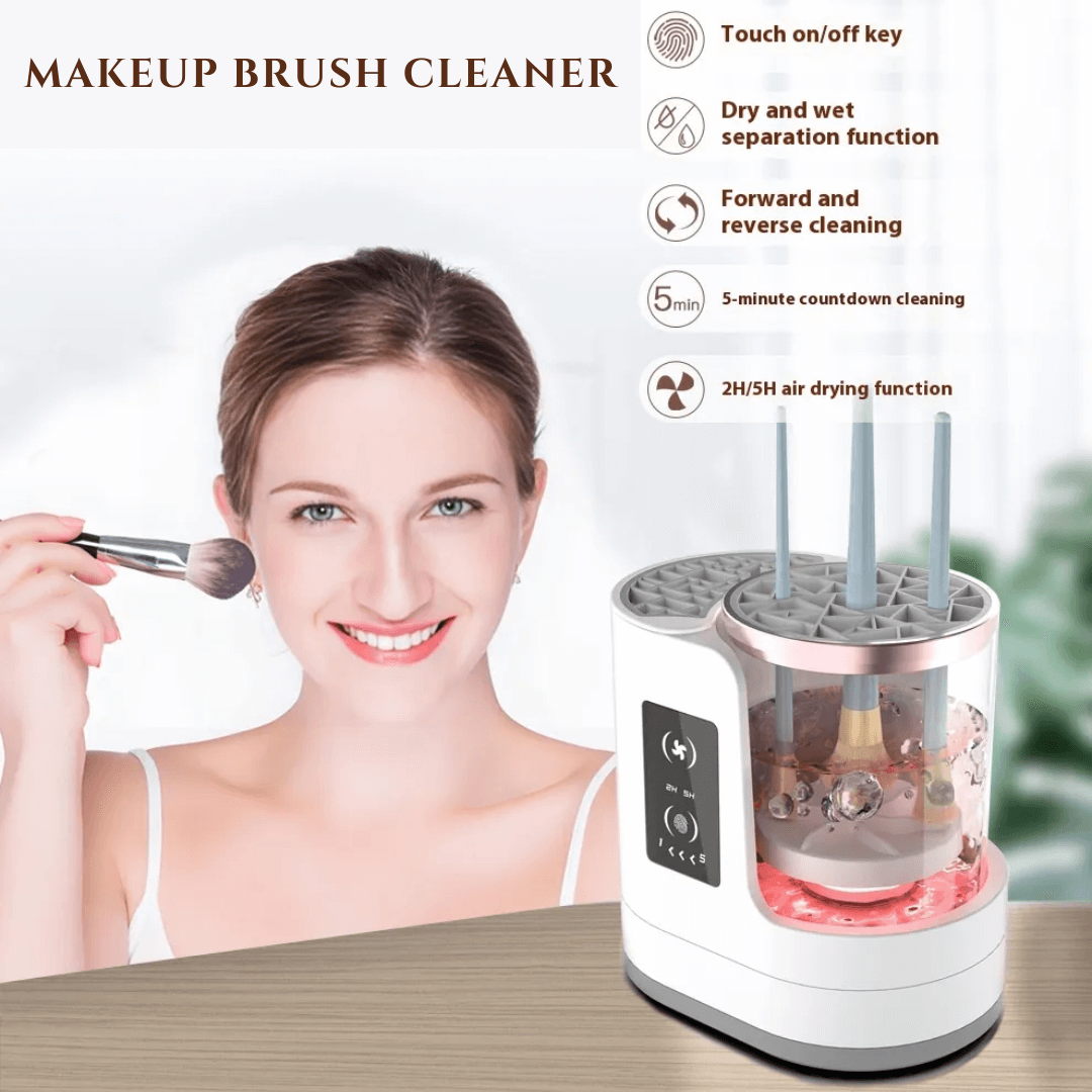 GlamSpin™ — 3-in-1 Makeup Brush Cleaner Image-1
