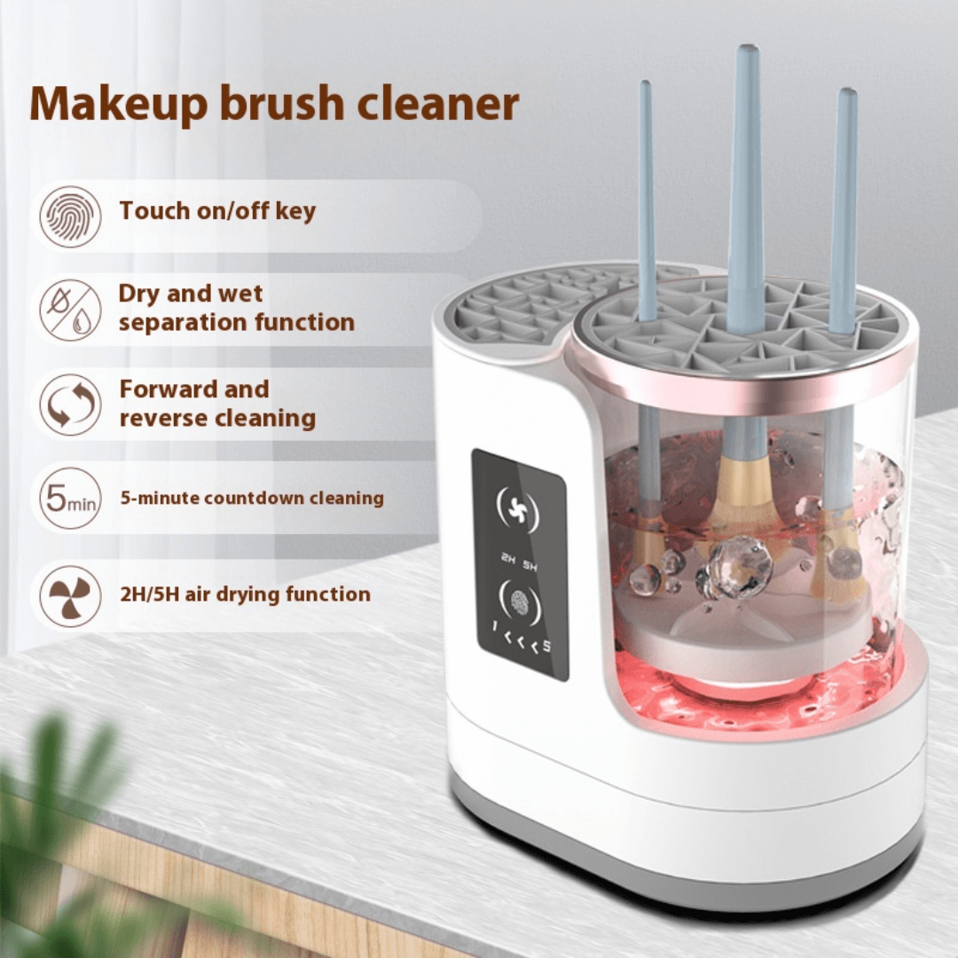 GlamSpin™ — 3-in-1 Makeup Brush Cleaner Image-2