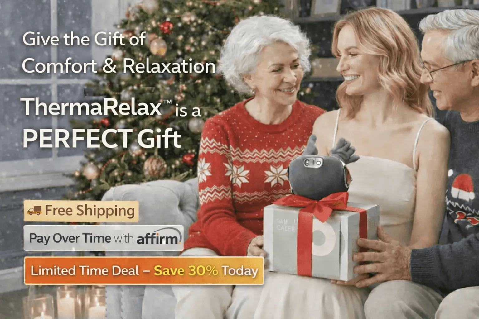 ThermaRelax™ — Shiatsu Warm Relaxing Neck Massager Image-4